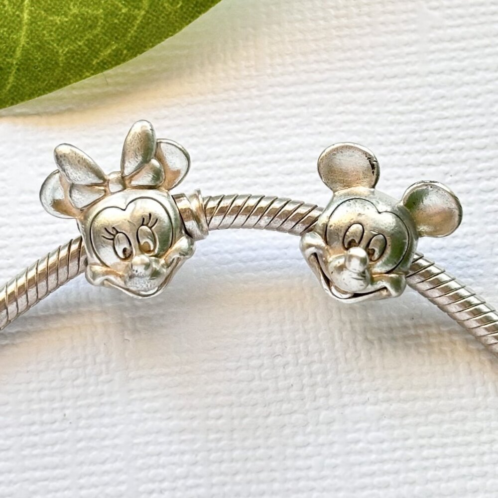 Genuine Pandora Disney Mickey and Mini Charm Set - Sterling Silver